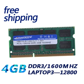 KEMBONA Nešiojamas Kompiuteris 1600Mzh ddr3 4GB DDR3L 1.35 V PC3-12800L 1.35 V Atmintis Ram Memoria