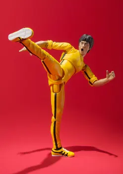 Originalus BANDAI Tamashii Tautų S. H. Figuarts (SHF) Veiksmų Skaičius - Bruce Lee (Geltona Sekti Pavyzdžiu)