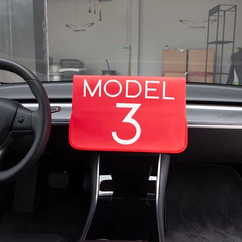 Heenvn Model3 Automobilis Tesla Model 3 Y Reikmenys, interjero centro kontrolės navigacijos ekrano apsauga nuo saulės Už Tesla Model Tris