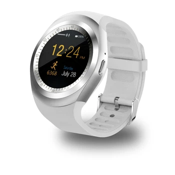 Nauji nešiojami Smart Žiūrėti Y1 Paramos Nano SIM&TF Kortelę Su Whatsapp Ir Facebook fitneso Smartwatch 