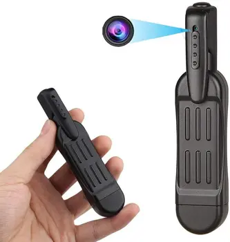Mini Kamera Vaizdo įrašymo Nešiojamų Saugumo Kamera Rašiklis HD 1080P Mikro Kameros Kišenėje Kūno Cams Mažas Susitikimo Įrašas