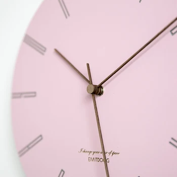 Kūrybos Rausvos Spalvos, Modernaus Dizaino Sieninis Laikrodis Žalia Apvalus Sieninis Laikrodis Silent Laikrodžiai Kambarį Apdaila Žiūrėti Reloj De Sumalti B50