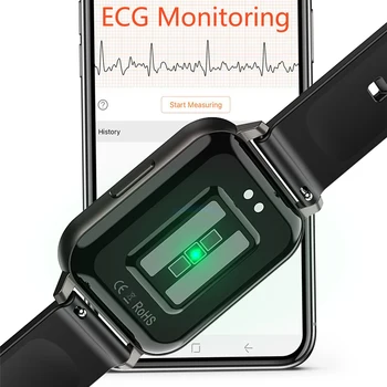 2020 Naujas Ekg Smart Watch Vyrų Hd, Didelis Ekranas, 24 Valandas Širdies ritmo Monitoringo IP68 Vandeniui Moterų Smartwatch 