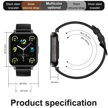 2020 Naujas Ekg Smart Watch Vyrų Hd, Didelis Ekranas, 24 Valandas Širdies ritmo Monitoringo IP68 Vandeniui Moterų Smartwatch 