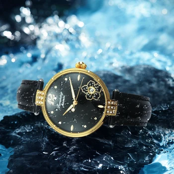 FORSINING Moterų Laikrodžiai Viršuje Prabangos Prekės Automatinis Mechaninis laikrodis kalnų krištolas Dizaino, Elegantiška Suknelė Lady Laikrodis reloj mujer 2020 m.