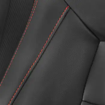 2vnt Nustatyti Sporto Stiliaus Lenktynių Sėdynės PVC Oda Reclinable Kibirą Sėdynė su Slankikliu, Universalus Tinka Daugumai Transporto priemonių