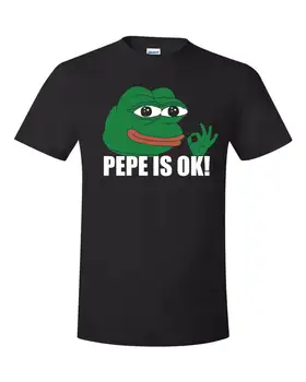 Pepe Varlė GERAI Meme Marškinius, Kad Amerikoje Didžiosios Vėl Koziris Kek MAGA FunnyCartoon marškinėliai vyrams Unisex Naujas Mados marškinėlius