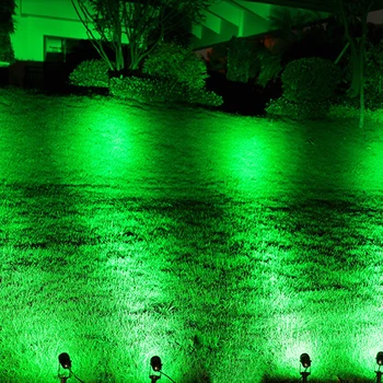 LED Kraštovaizdžio Žibintai 12V 3W 220V Vandeniui Sodo Kelias lempos Medžių Šaligatvio Lauko Prožektoriai su Spike