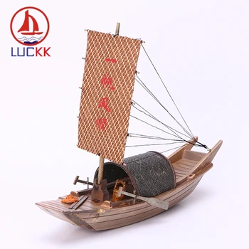 LUCKK Rankų darbo Retro Mediniai Kinijos Senovės Klasikinis Laivo Modelį, Namų Puošybai Amatų Sklandžiai Siūlo Nemokamas Pristatymas