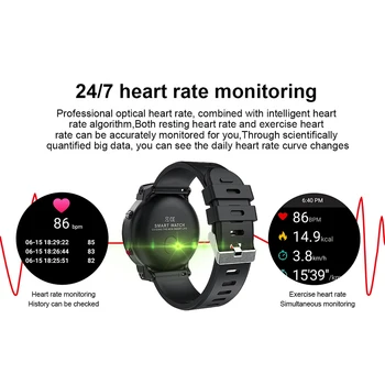DM28 Smart Watch Vyrai Moterys 4G Face ID 1.6 Colių Full Screen 
