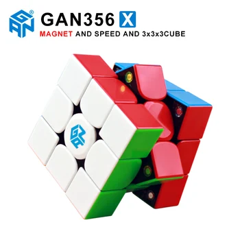 GAN356 X S Magnetinio Greitis Gan Kubą 3x3 Profesinės Stickerless Magic Puzzle Kubeliai GAN356X S 3x3x3 Magnetai 3x3x3 Kubo Gan 356 xs