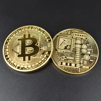 Prabangių Dovanų Dėžutė Pakuotės BitCoin Tiek monetos Cryptocurrency Su Rankinę Dovanų Dėžutė Dovanų Draugui