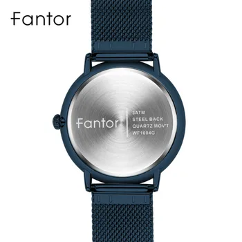 Fantor vyriškos Prabangos Prekės ženklo Vandeniui Kvarciniai Laikrodžiai relogio masculino Chronograph Vyrų Laikrodžiai