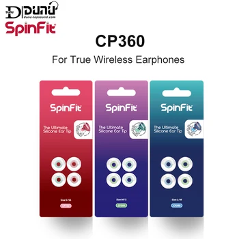 DUNU SpinFit CP360 Silikono Eartips Tiesa, Belaidžiu 