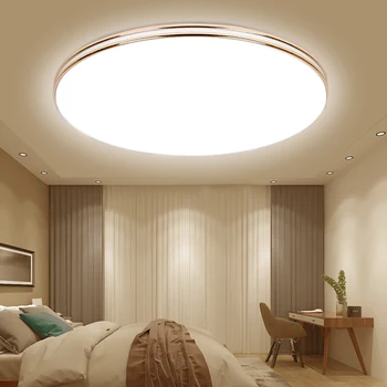 Ultra Plonas LED Lubų Šviesos Sieninės Šviesos Paviršiaus Šiuolaikinio Gyvenimo vonios kambarys Lempa Namų Virtuvėje Apšvietimas 12/18/24/36/72W žibintai