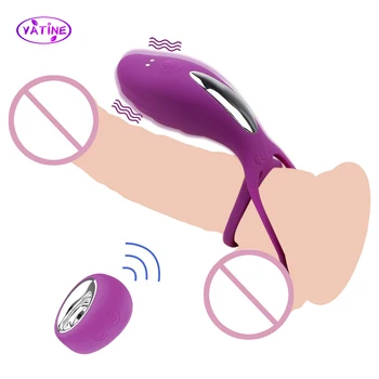 Belaidžio Strapon Vyrų Varpos Vibratoriai Sekso Žaislų Pora Įrankiai Suaugusiųjų Moterų Klitoris Analinis Massager Gaidys Žiedas Erotiniai Mašina Parduotuvė