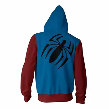 2020 naujas gobtuvu Zip-Up mėlyna hoodie 3D spausdinimo hoodie atsitiktinis hoodie užtrauktukas hoodie JAV dydis hip-hop top Drop Laivyba