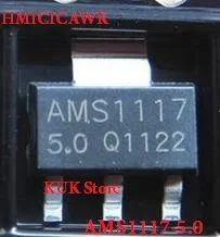 Originalus NAUJAS AMS1117-5.0 AMS11175.0 AMS1117 1117 1117-5.0 SOT-223 1000PCS/DAUG