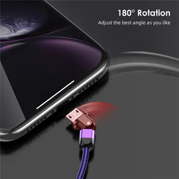 3A Micro USB Laidas, Greito Įkrovimo Mobiliojo Telefono Kabelis Samsung Galaxy S7 S8 S9 Edge/Huawei/Xiaomi/HTC/LG/ 