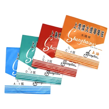 Aukštos kokybės Violončelė Violoncello Stygos Šanchajus Prekės A1 D2 G3 C4 Plieno Medžiagos 1/8 & 1/4 & 1/2 & 3/4 & 4/4 Cellos