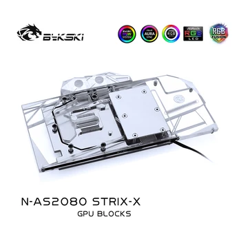 Bykski GPU Aušintuvo Naudojami ASUS ROG STRIX -RTX 2080-O8G-ŽAIDIMŲ Vandens Aušinimo GPU Blokas,N-AS2080 STRIX-X