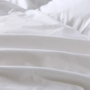 1.4~4.8 kg žąsų pūkų antklode šalikas antklodė žiemos baltos spalvos medvilnės padengti antklodė Vakarienę Karalius ir Karalienė Twin rusijos Šeimos Dydis