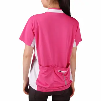 Bpbtti Moterų trumpomis Rankovėmis MTB Marškinėliai Dviračių Nuoma Džersis su 3 Galinės Kišenės - Drėgmės Wicking&Kvėpuojantis