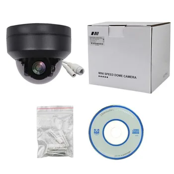 8MP IP Kamera Lauko POE PTZ 4X priartinantis Objektyvas IR Naktinio Matymo Vaizdo Stebėjimo MINI Dome Kameros H. 265 ONVIF