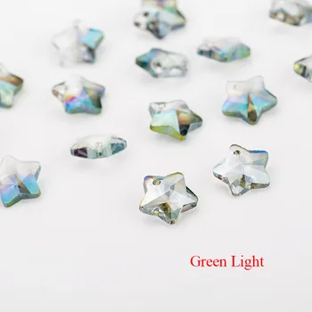 16 vnt crystal star kristalų, stiklo karoliukai, papuošalai krištolo karoliukai padaryti papuošalai, aksesuarai, pakabukai papuošalai priėmimo