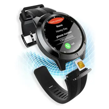 Built-in GPS Judesio Daugiafunkcinis Smart Watch Paramos SIM Kortelę Skambučio Širdies ritmo Pedometer Sporto Režimas Smartwatch Vyrams