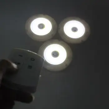 3pcs Led Šviesos +1pcs Nuotolinio Valdymo Paglostyti, Paglostyti COB Naktį Šviesos Kabinetas Šviesos diodų (Led) 5V Nėščia Kūdikio Lempa LED Sienos Žibintai Lempa Rinkinį