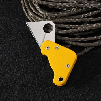 Nešiojamų mini peilis G10 rankena EDC unboxing įrankis lauko nuotykius praktinių medžioklės cutte kempingas savigynos lankstymo peiliai