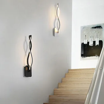 Banga Dizaino Sieninis Šviesos Namuose Miegamojo, Prieškambario Laiptai, Sienos Montuojamas LED Lempos