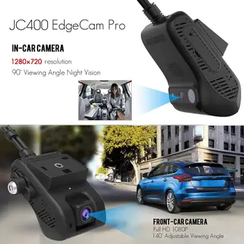 JIMI JC400P 4G Paslėpta Vaizdo Kamera 1080P Dual Live Stream Dashcam GPS Kelio Nuotolinio Stebėti DVR Kamera Diktofonas Pagal PROGRAMĄ PC, Embedded