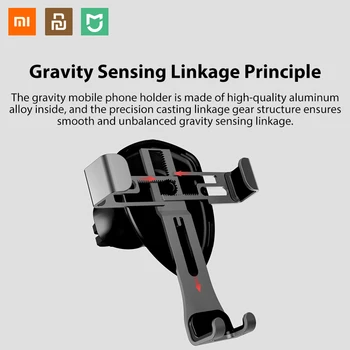 Xiaomi Mijia COOWOO Protingas Automobilis Laikiklis su Gravity Jutiklis Viena ranka Operacijos Multi-įrenginys, Suderinamas Oro Išleidimo Įrašą Turėtojas