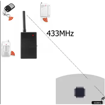 433MHz Belaidžio Signalo Kartotuvų Stiprintuvą, Belaidžių Signalizacijos Sistemos Detektorius, Jutiklis, wifi extender signalo stiprintuvas