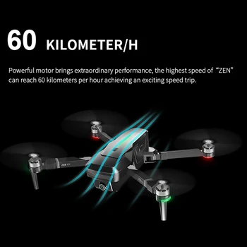 VISUO ZEN K1 GPS Quadcopter su 4K Dvigubos HD Kameros Grožio Filtras 5G WIFI Optiacal Srauto Brushless RC Drone 30 min skrydžio Laikas
