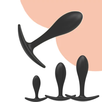 Silikono Analinis Butt Plug Nustatyti Išangę Analinis Dildo Sekso Žaislai Moterims, Vyrams Gėjų Intymių Erotinių Prekių Suaugusiųjų Sekso Plug Trainner Massager