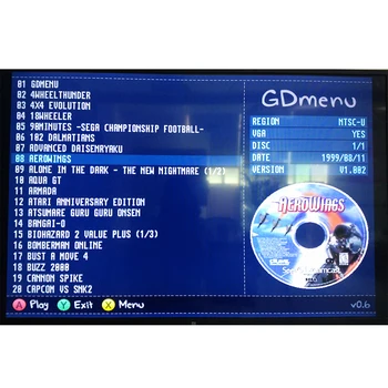 GDEMU Optinis įrenginys Modeliavimas Valdybos GDI CDI V5.5 SEGA Dreamcast DC Žaidimų Konsolės