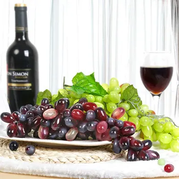 10vnt Dirbtiniai Vaisiai Apdaila Vynuogių, Plastikiniai Netikrą Papuošalai Virtuvės Namų Vestuves Sodo Puošmena Vaisių