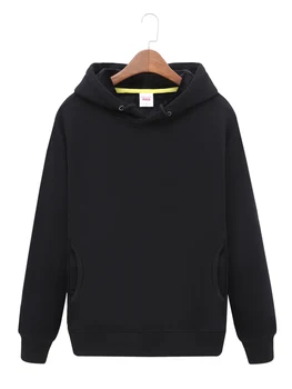 2020 naujas Mados Pritaikyti vyrų hoodie palaidinukė juoda personalizuoti reklamos palaidinukė A538 streetwear vientisos spalvos