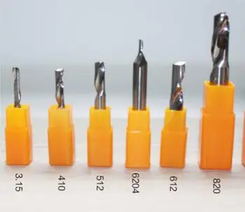 5vnt aukštos kokybės vieno fleita endmill bitų DJTOL 4*4*22 mm pjovimo bitai Aliuminio, Kieto Karbido Gręžimo Bitai, AL1LX422