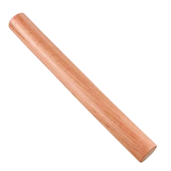 Mediniai Miltų Tešlos Kočėlas Roller Stick 9.2 Colių Ilgio Medienos Spalva