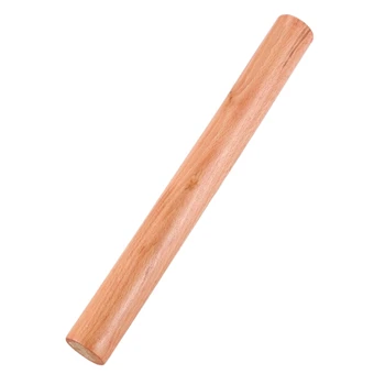 Mediniai Miltų Tešlos Kočėlas Roller Stick 9.2 Colių Ilgio Medienos Spalva