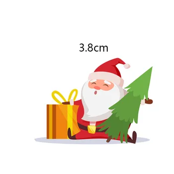 200pcs linksmų Kalėdų Lipdukai roll mielas animacinių filmų Dovanų Kortelė šalies Pakuotės Santa Etiketės Sandarinimo Dekoro Prekių Už Atlygį Vaikas žaislas