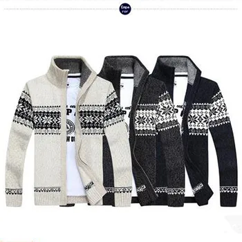 2020 Naujas Mados Prekės Ženklo Megztiniai Vyrų Megztinis Storas Slim Fit Džemperiai Trikotažas Aukščiausios Klasės Žiemos Korėjos Stiliaus Atsitiktinis Mens Drabužiai