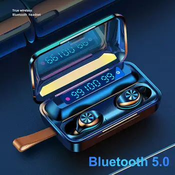 F9-11 TWS Touch Vandeniui Bluetooth 5.0 Smart 9D Stereo Ausines Telefono