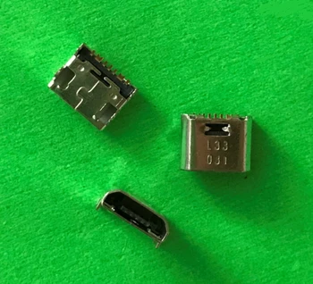 500pcs Micro Mini USB lizdas kištukinis lizdas Samsung Galaxy Core Premjero G360 G361F Tab E T560 T561 doko jungtis įkroviklio Įkrovimo lizdas