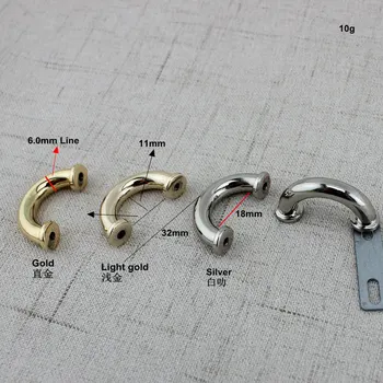Aukštos kokybės Vidinio 2cm tilto jungtis metalų rankinė,Krepšys ir Dalis, Aksesuaras mados krepšiai dekoratyviniai žiedai