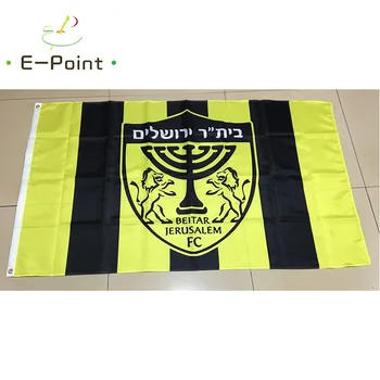 Izraelis Beitar Jerusalem FC 3ft*5ft (90*150cm) Dydis Kalėdų Dekoracijas Namų Vėliavos Banner B Tipo Dovanos